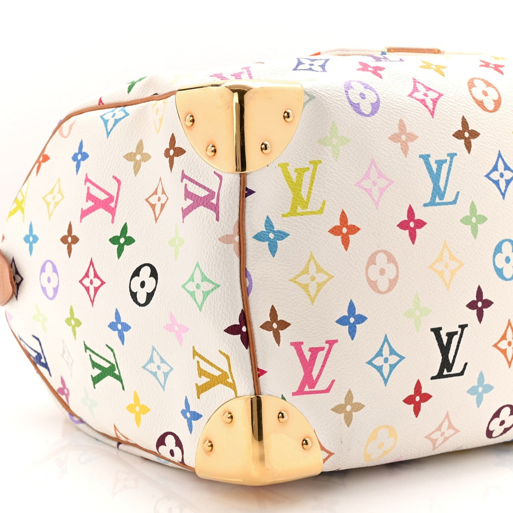 Monogram Multicolor Speedy 30 White