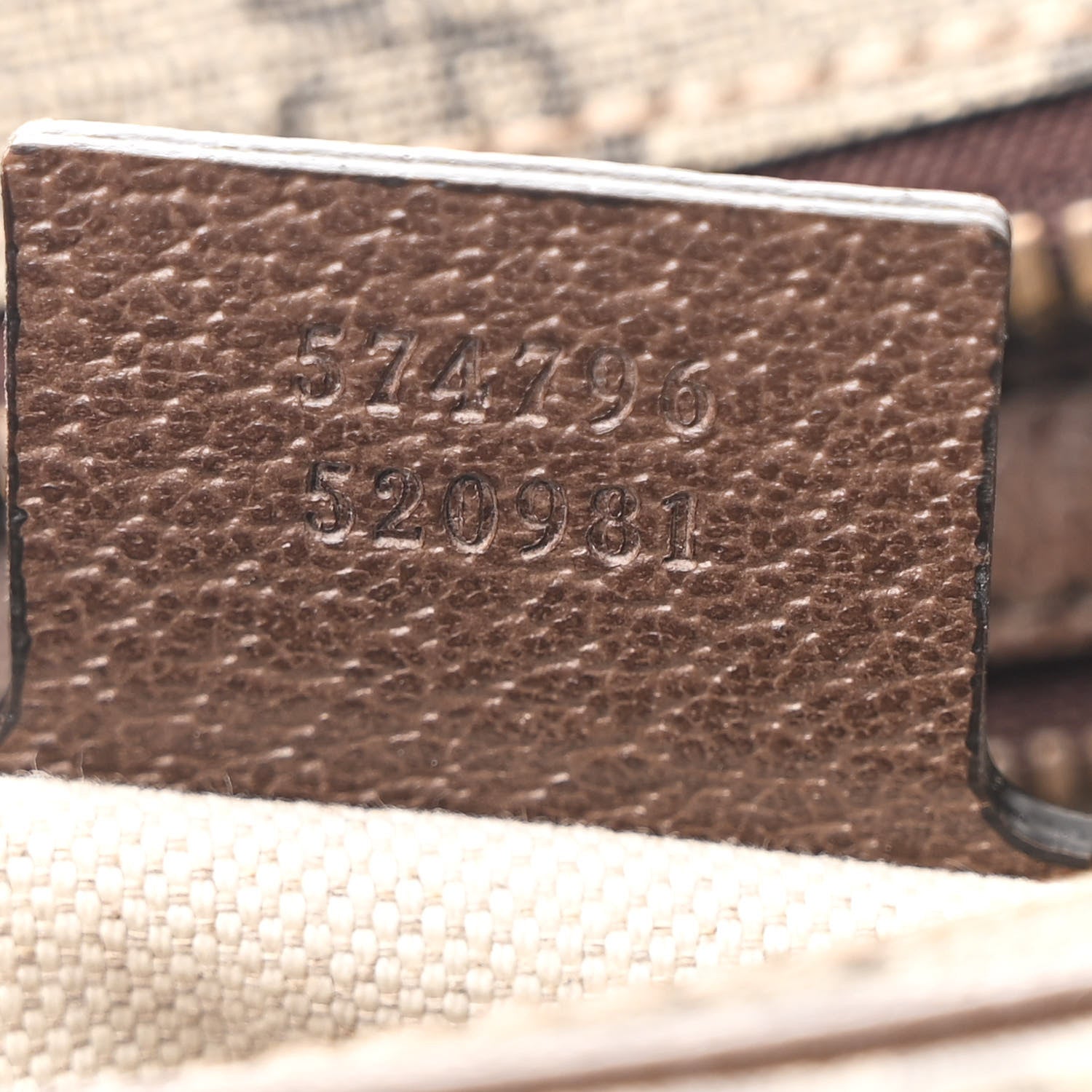 Soft GG Supreme Monogram Medium Ophidia Belt Bag Dark Brown