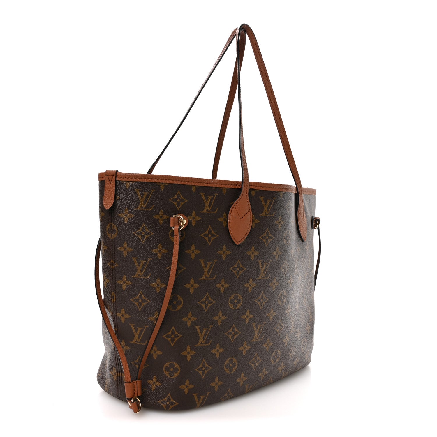 Monogram Calfskin Neo Neverfull Inside Out MM Tan