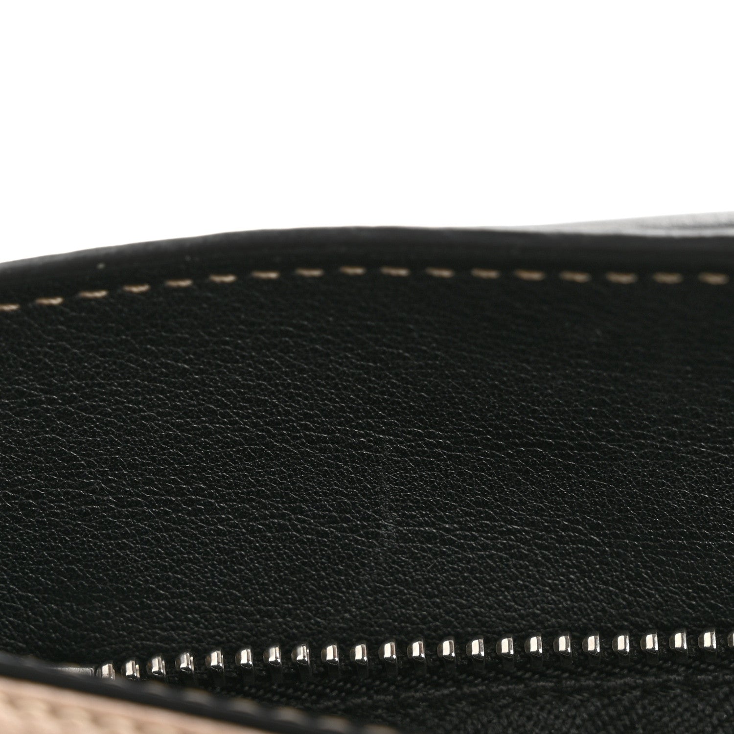 Calfskin Small Puzzle Bag Sand Soft White Black
