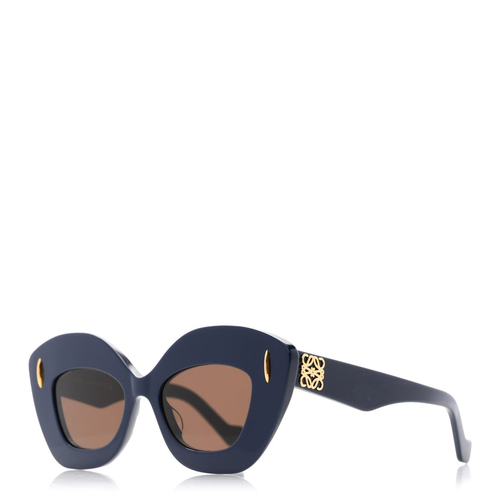 Acetate Anagram Cat Eye Sunglasses LW40127I Blue