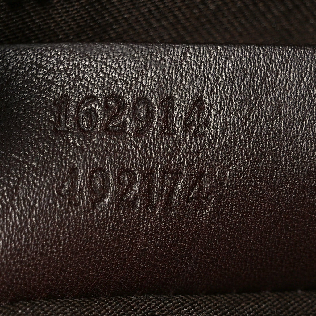 Guccissima Flat Messenger Bag Brown Dark Brown