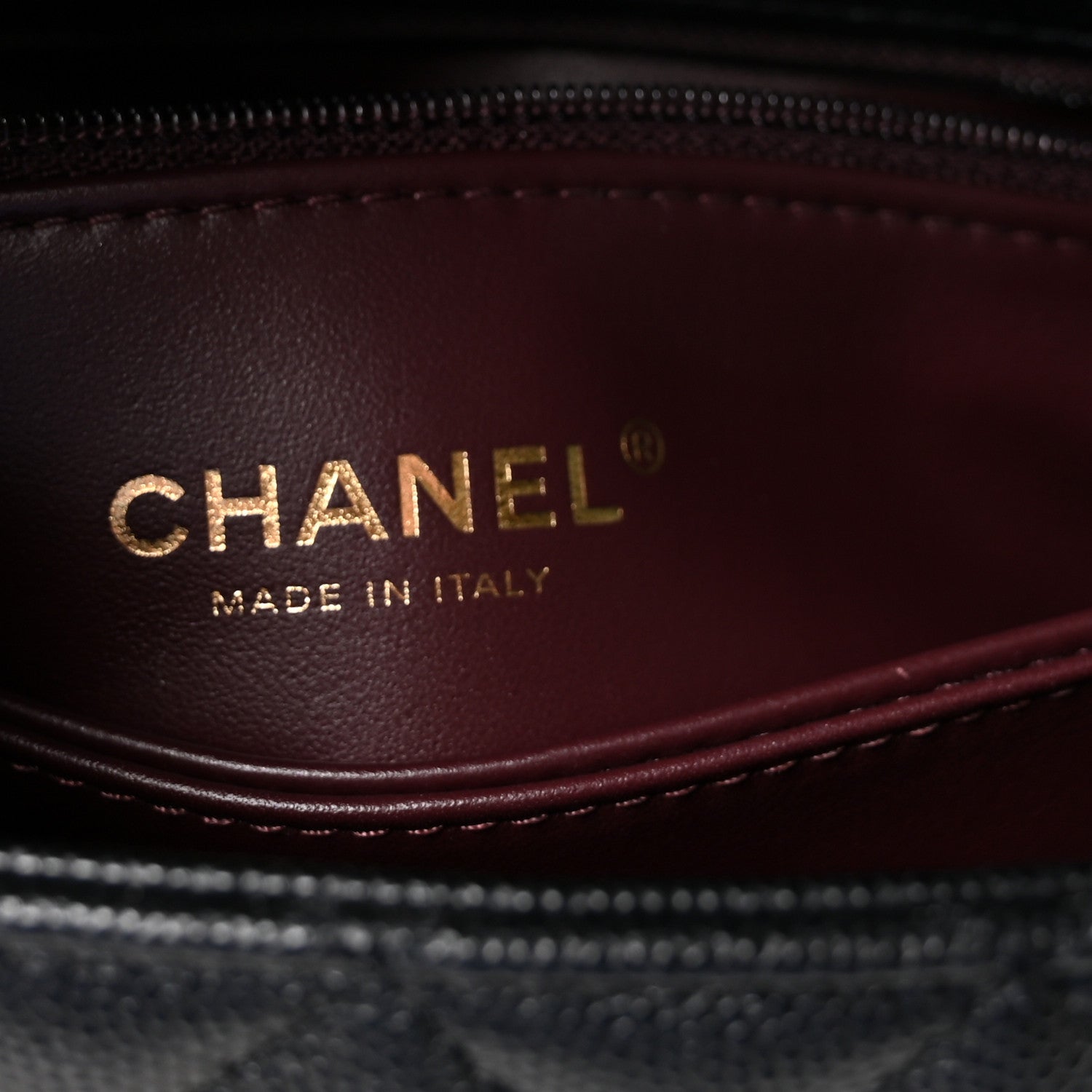 Caviar Quilted Mini Coco Handle Flap Black