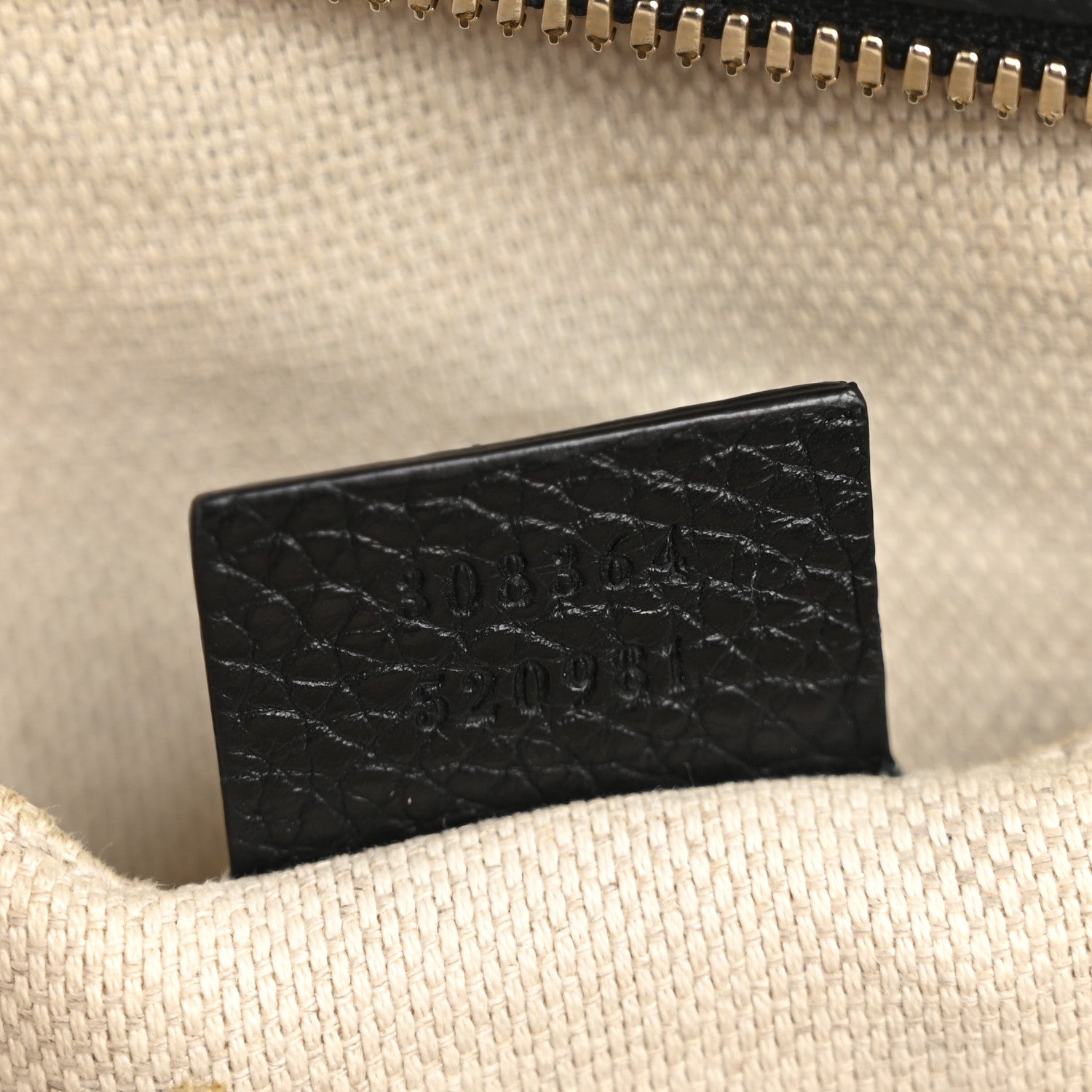 Pebbled Calfskin Small Soho Disco Bag Black