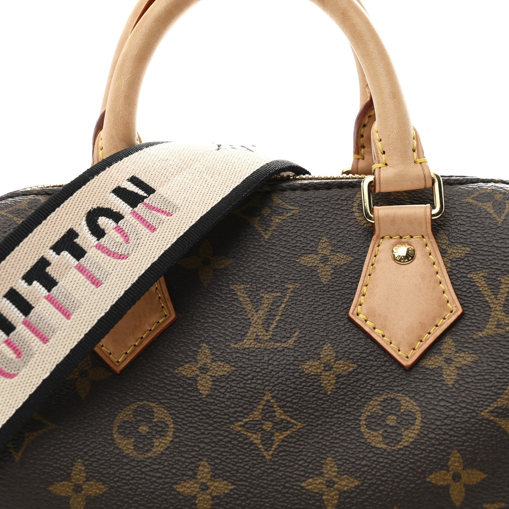 Monogram Speedy Bandouliere 20 Black