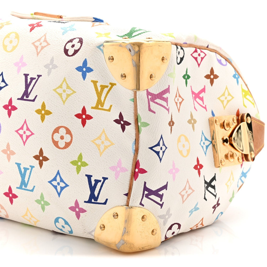 Monogram Multicolor Speedy 30 White