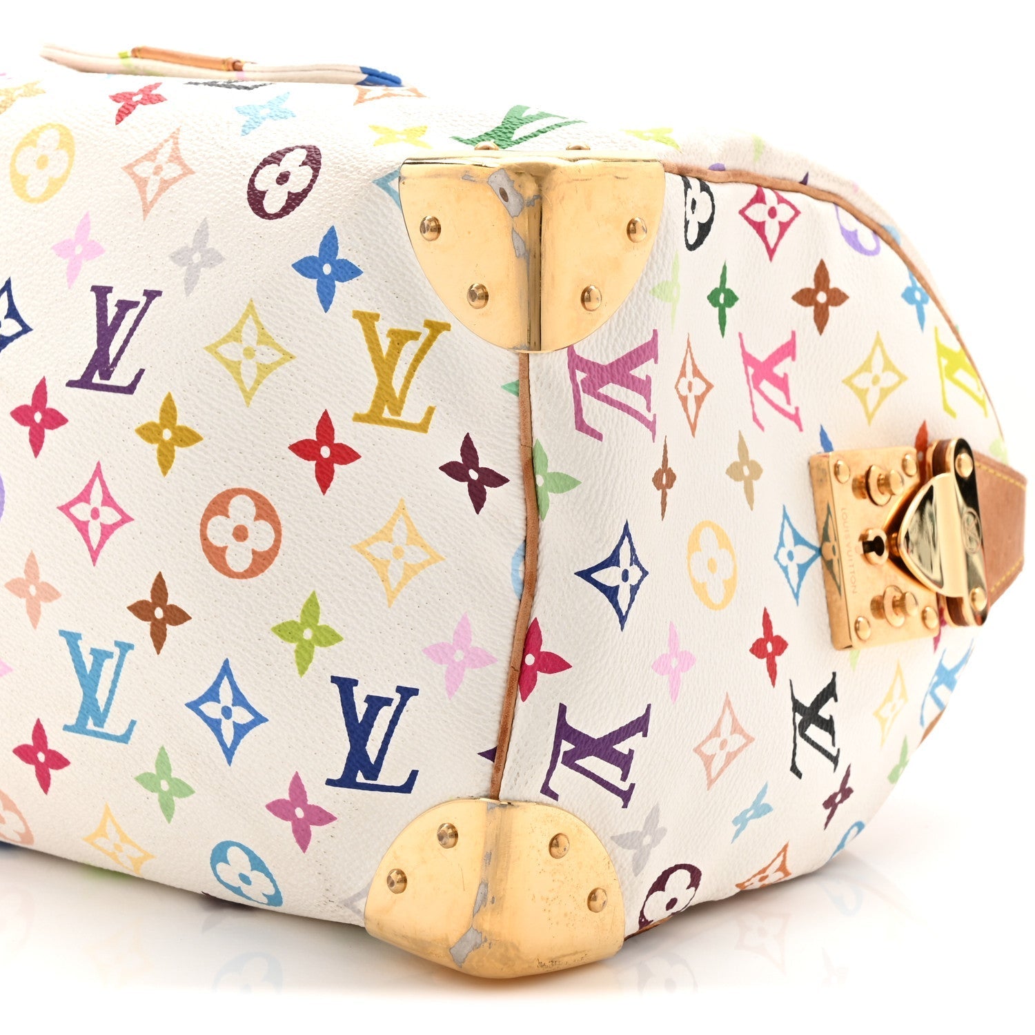 Monogram Multicolor Speedy 30 White