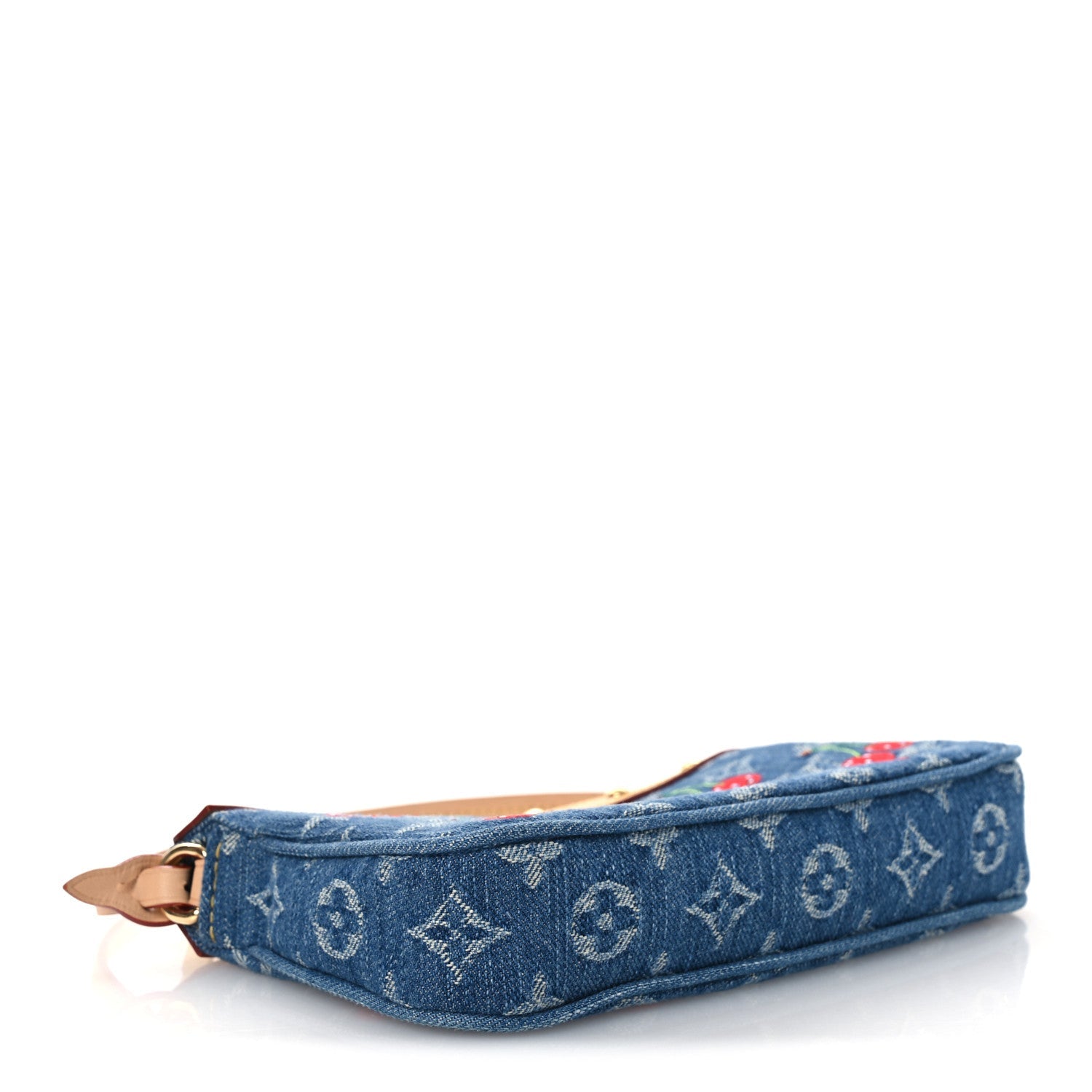 LV X TM Monogram Denim Cerises Pochette Accessories Blue