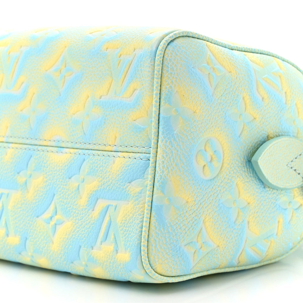 Empreinte Monogram Summer Stardust Speedy 20 Water Green