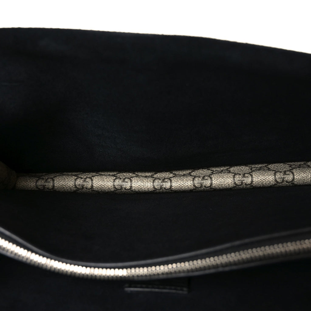GG Supreme Monogram Small Dionysus Shoulder Bag Black