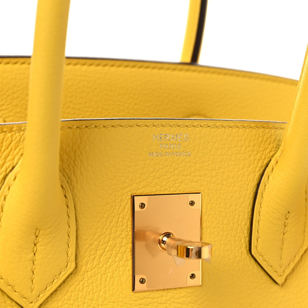 Togo Birkin 30 Jaune Citron