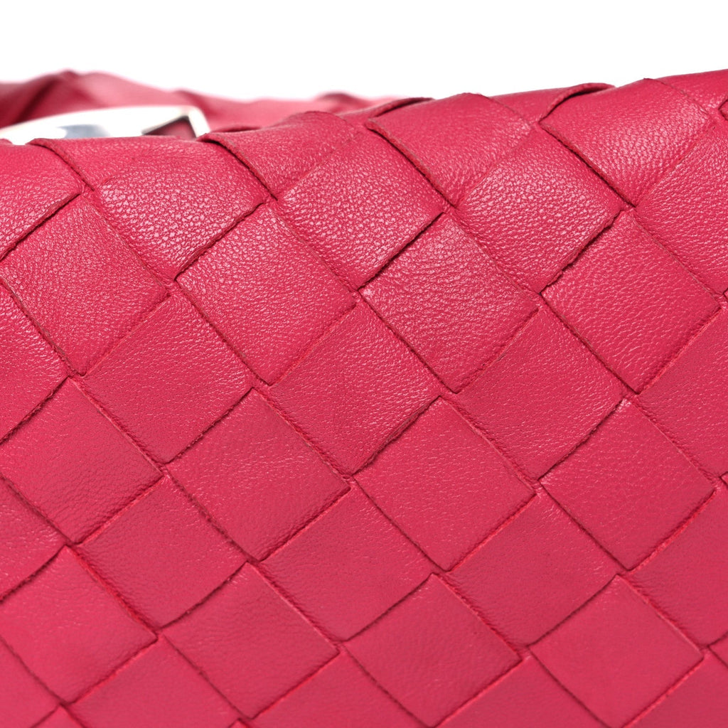 Nappa Intrecciato Mini Jodie Cranberry