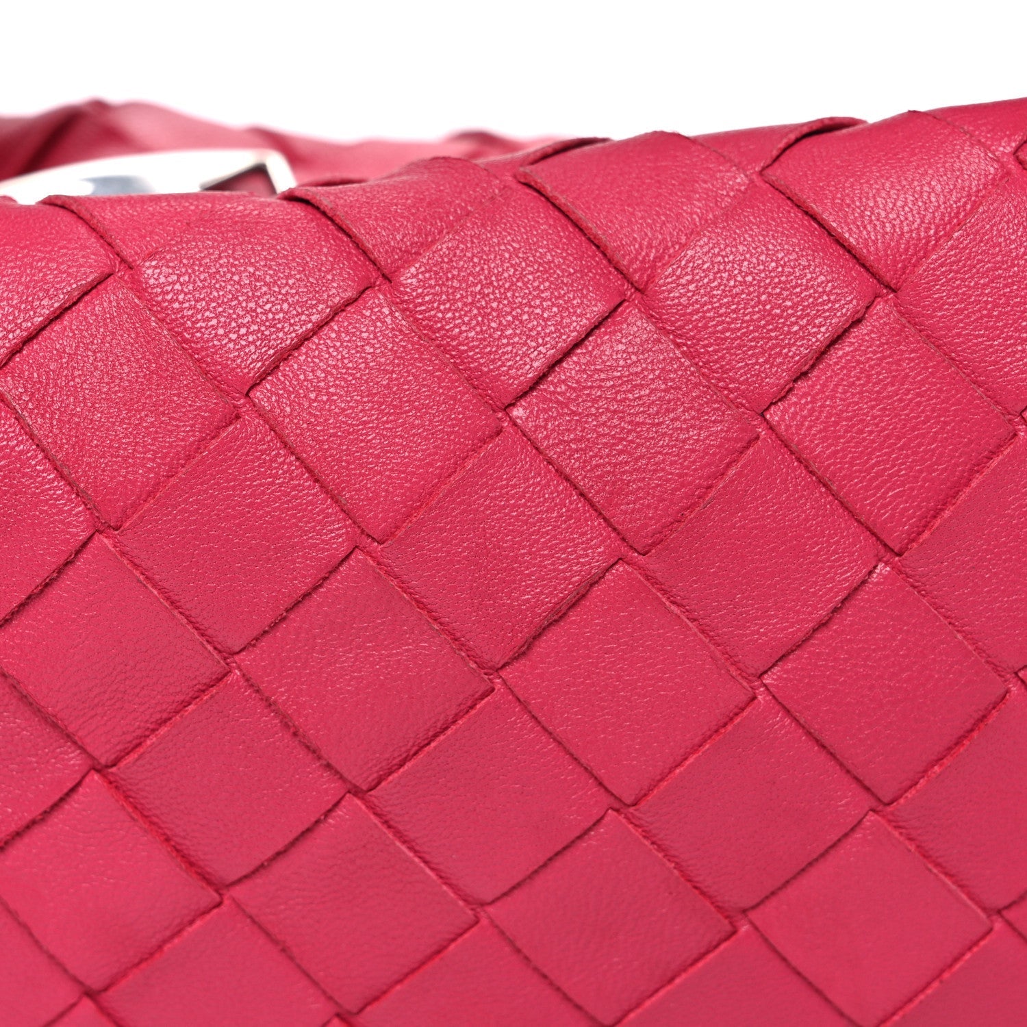 Nappa Intrecciato Mini Jodie Cranberry