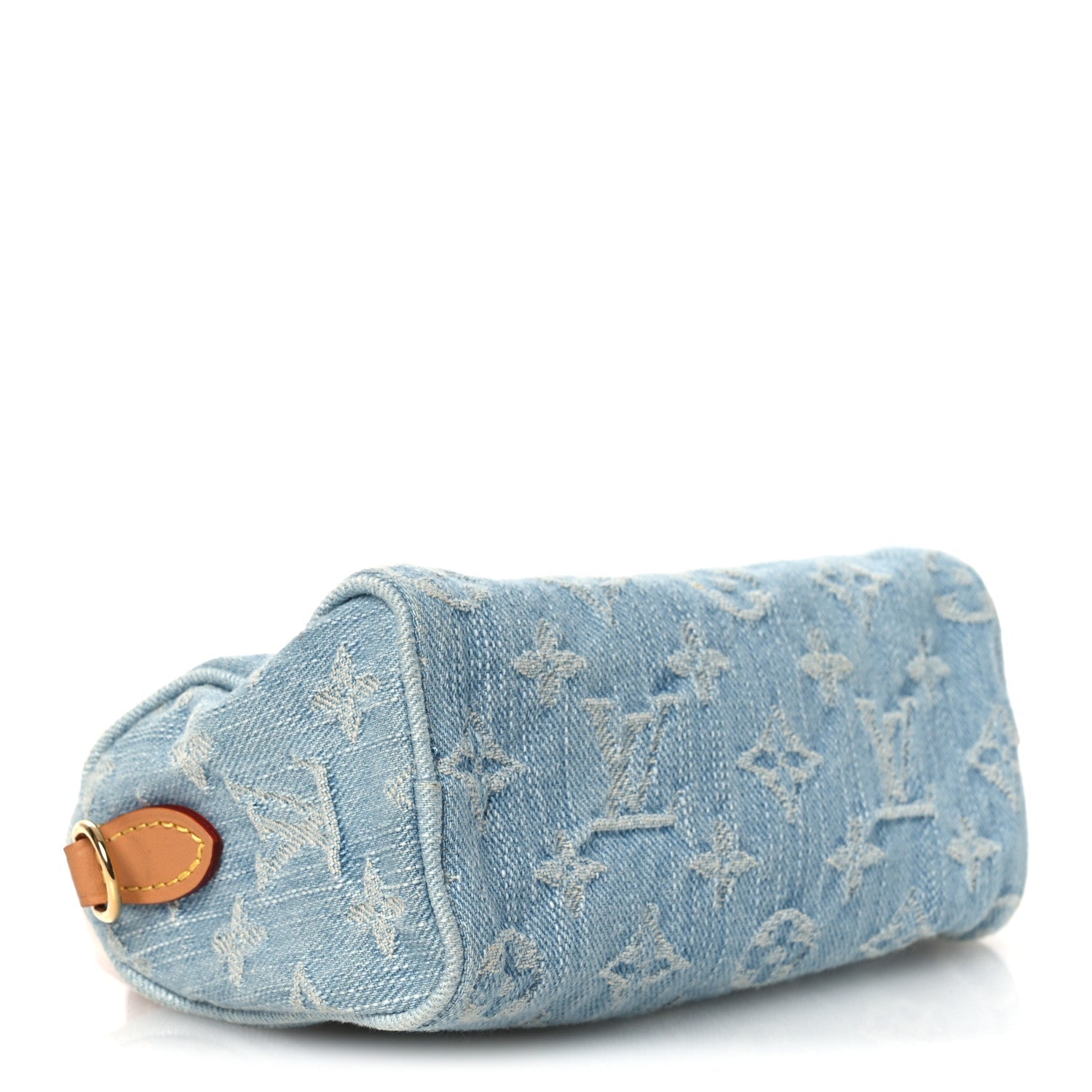 Monogram Denim Nano Speedy Sky Blue
