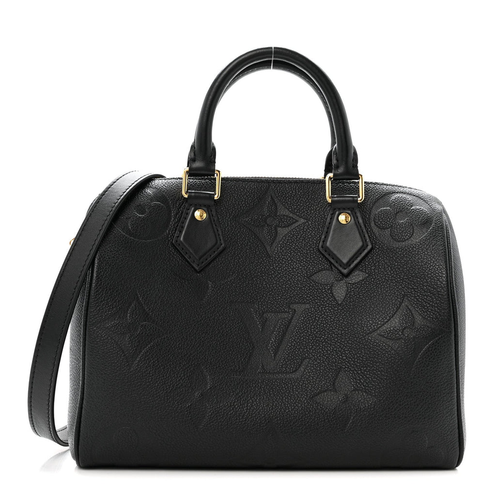 Empreinte Monogram Giant Speedy Bandouliere 25 Black