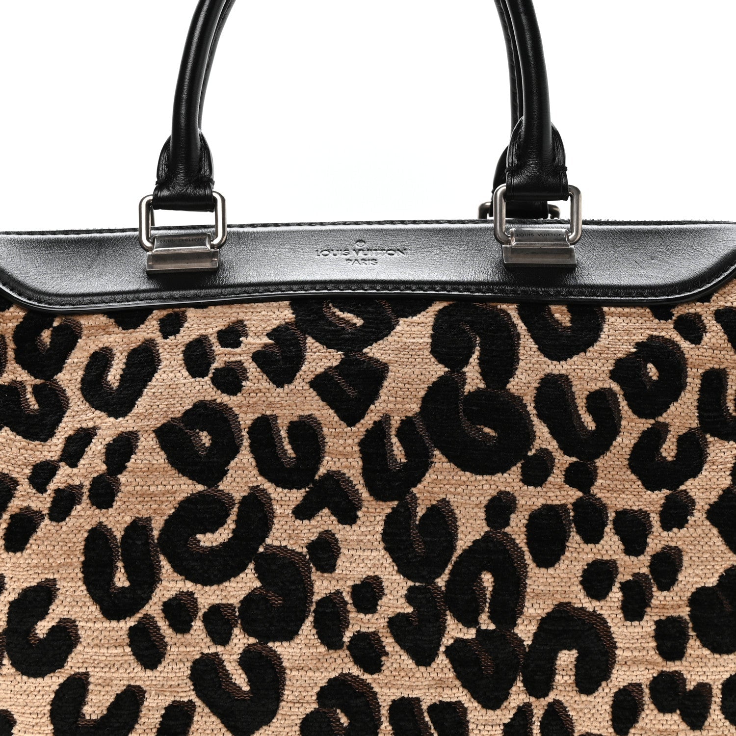 Jacquard Velvet Leopard Print Stephen Sprouse Speedy