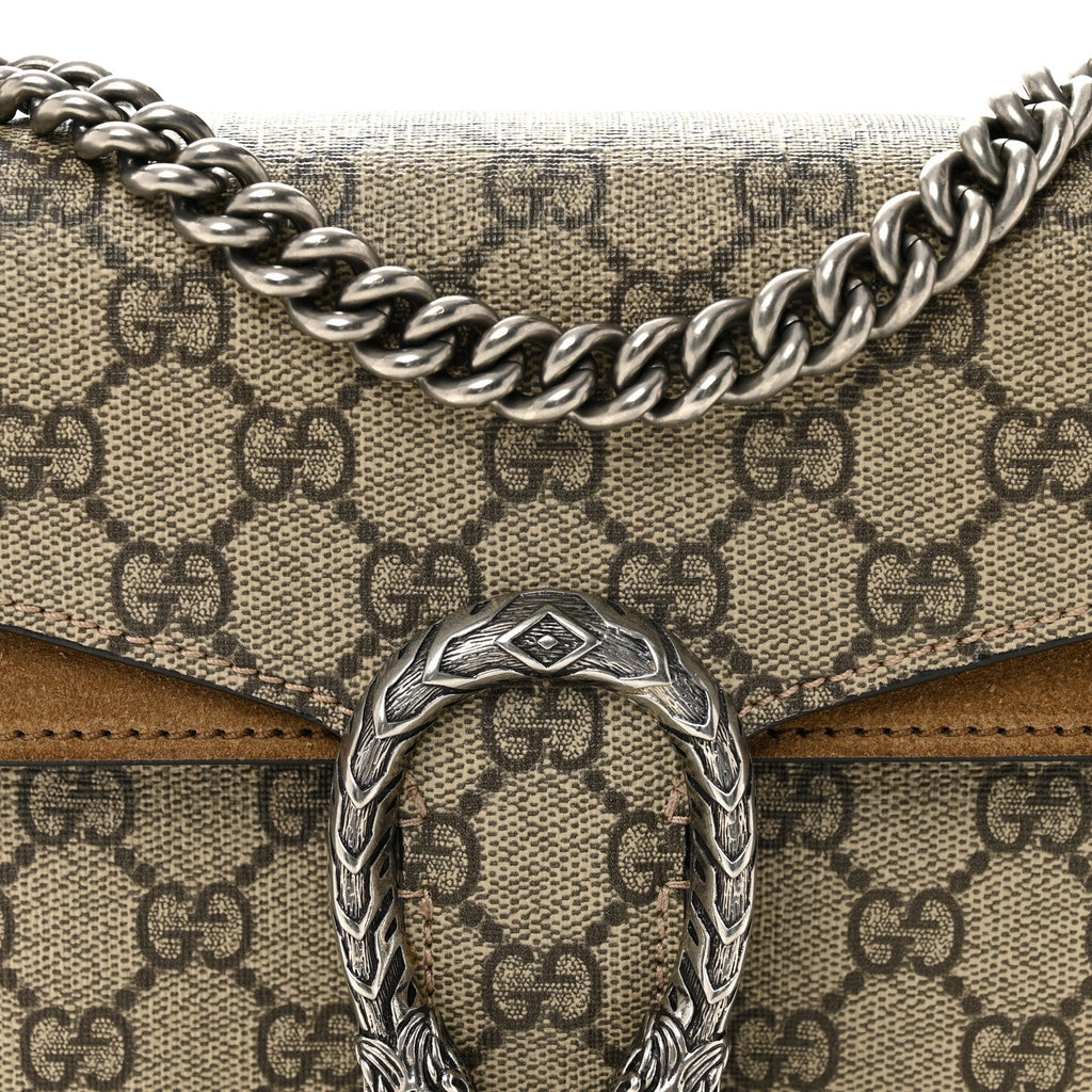 GG Supreme Monogram Mini Dionysus Shoulder Bag Taupe