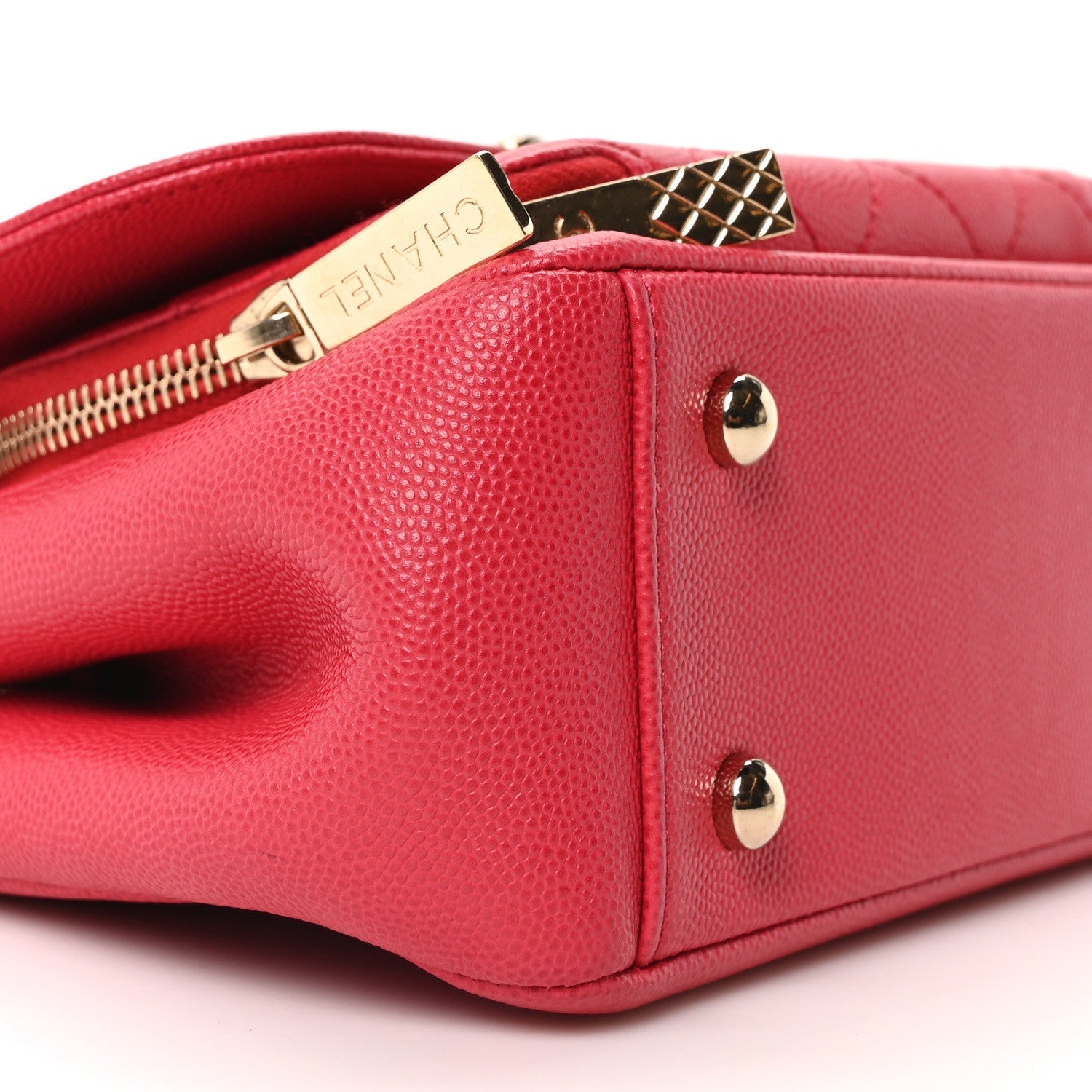 Caviar Quilted Small Business Affinity Flap Pink