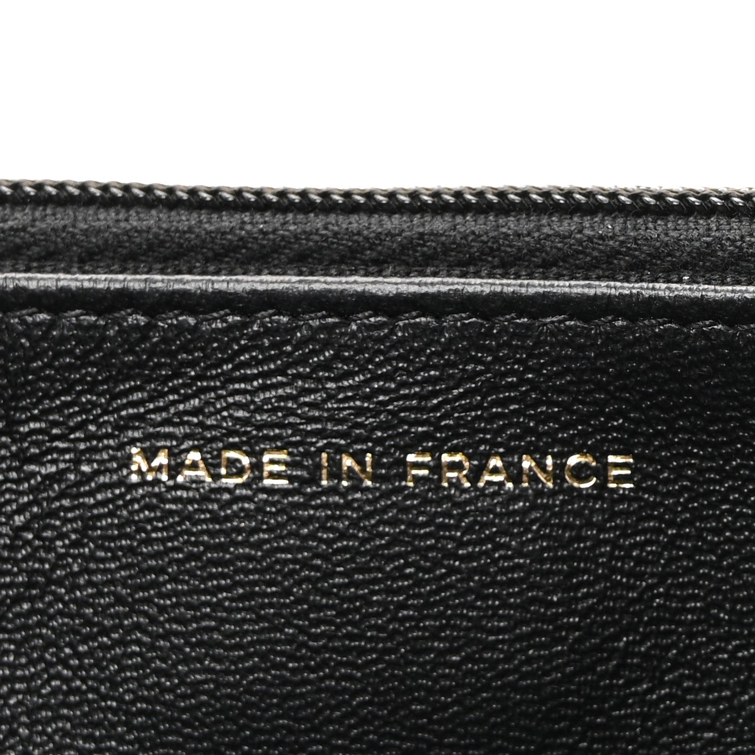 Lambskin Quilted Top Handle Trendy CC Wallet On Chain WOC Black