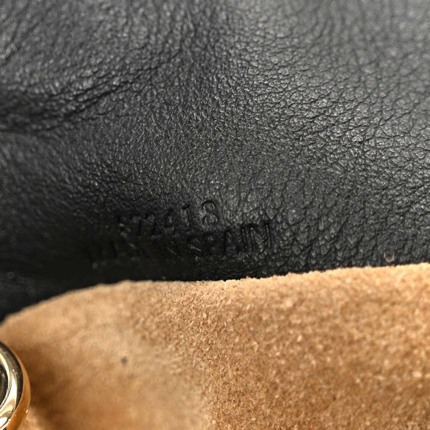 Calfskin Mini Flamenco Knot Clutch Black