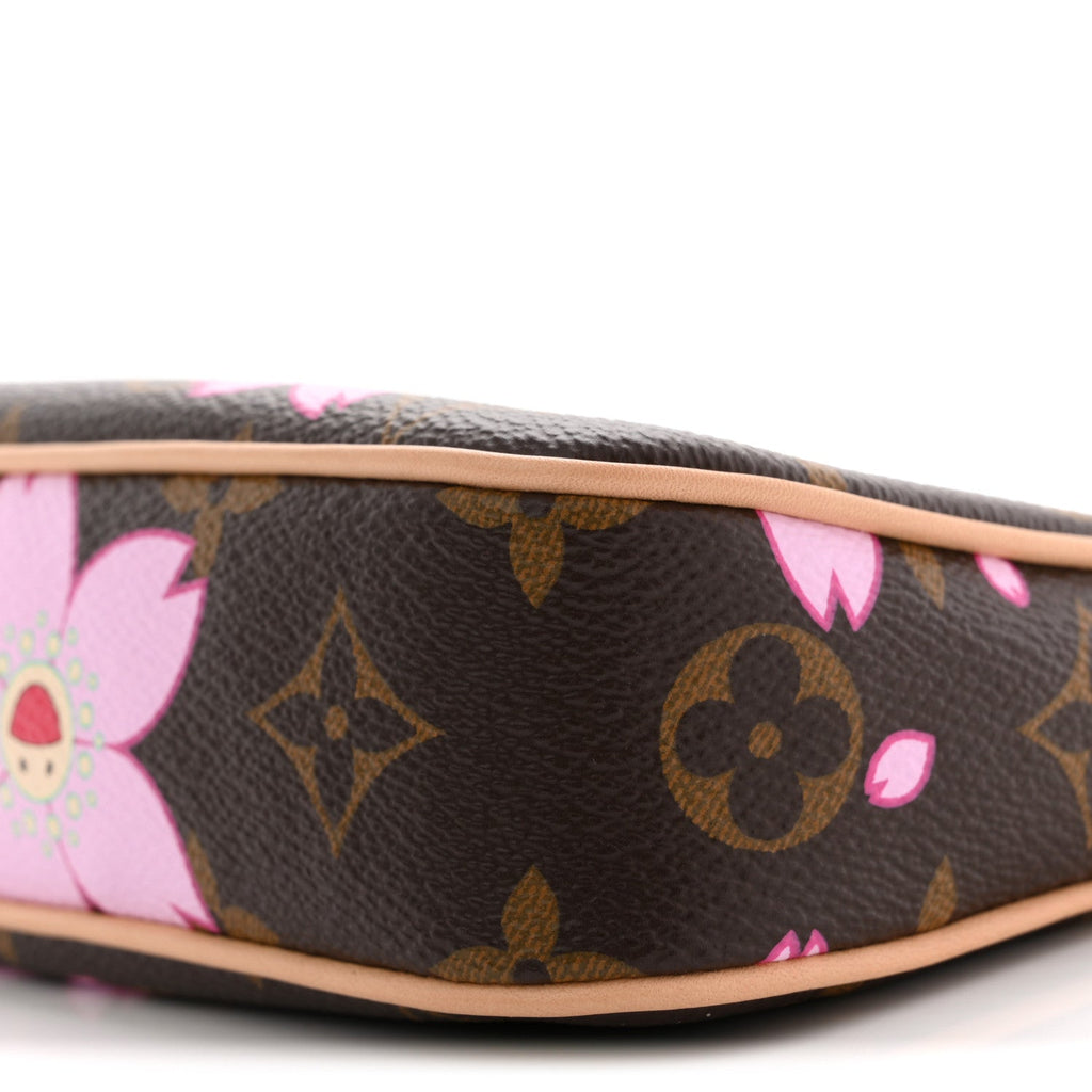 LV X TM Monogram Pochette Accessories Sakura Brown