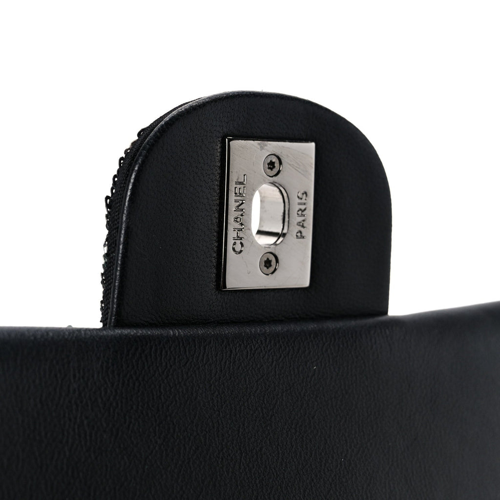 Sequin Logo Small Flap Ruthenium Multicolor