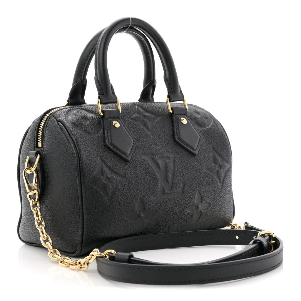 Empreinte Monogram Giant Speedy Bandouliere 20 Black