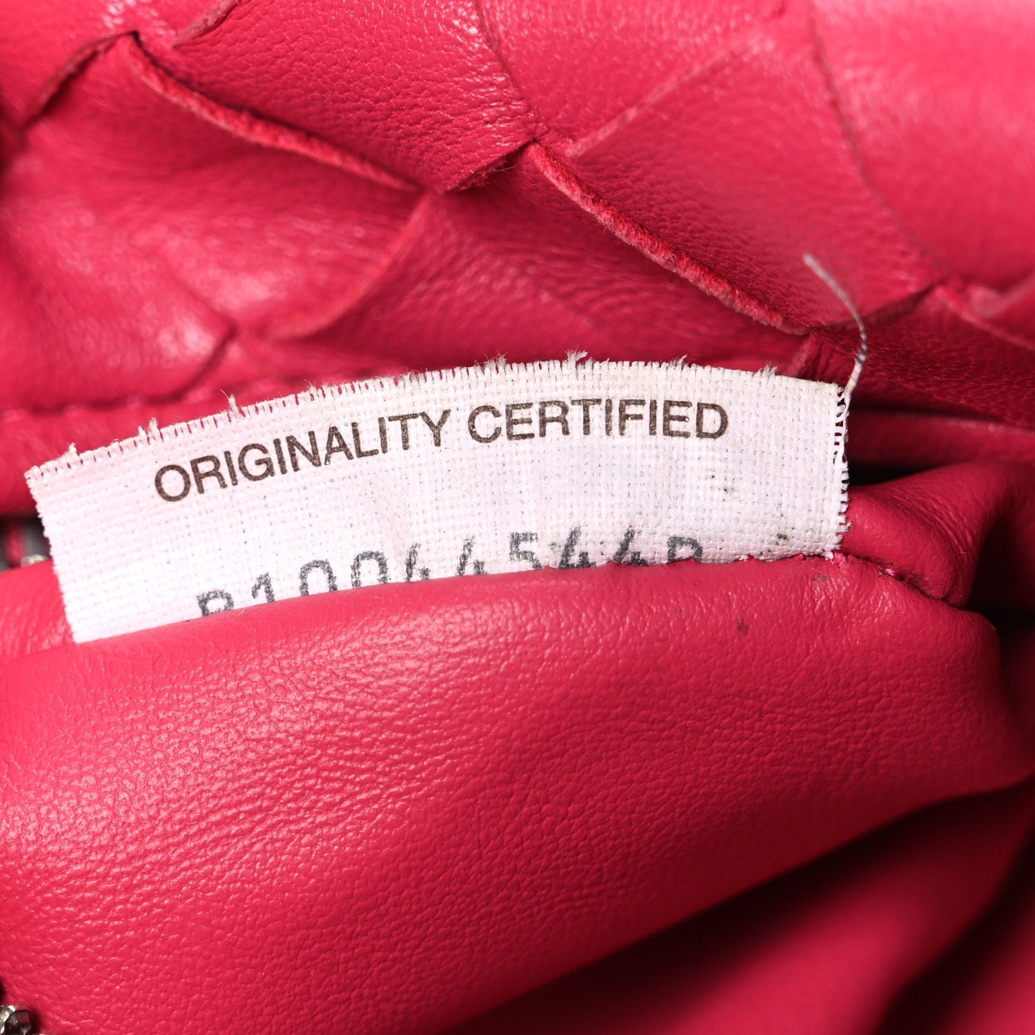 Nappa Intrecciato Mini Jodie Cranberry