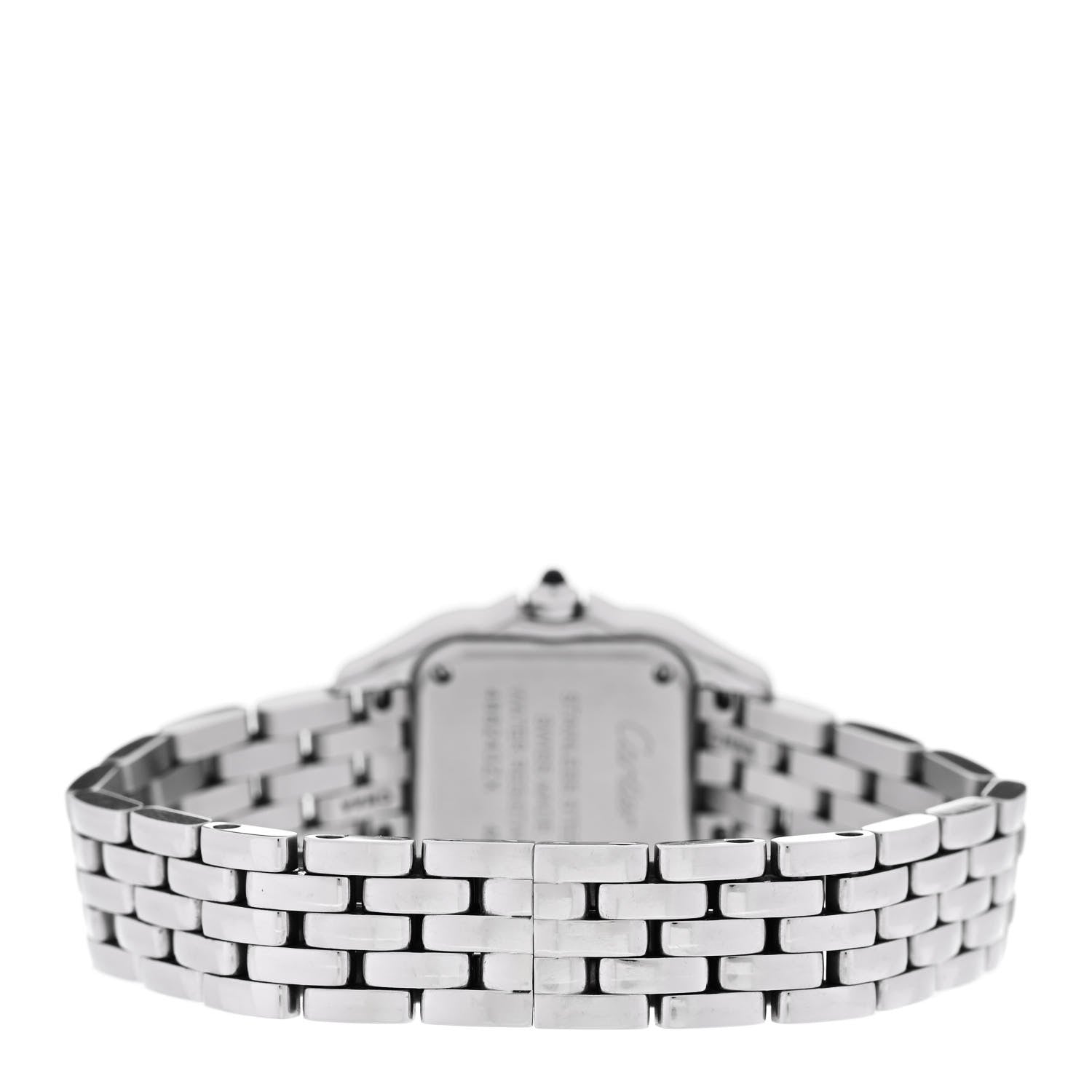 Stainless Steel 22mm Panthere Quartz Watch