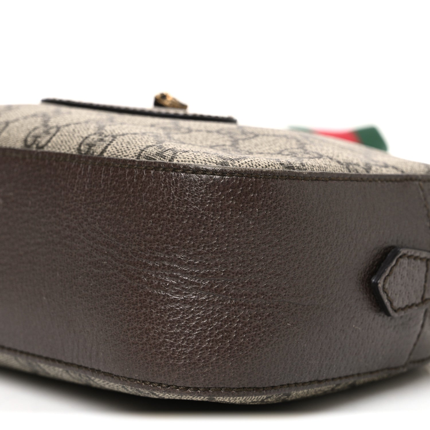 GG Supreme Monogram Web Neo Vintage Shoulder Bag Beige New Acero Crop