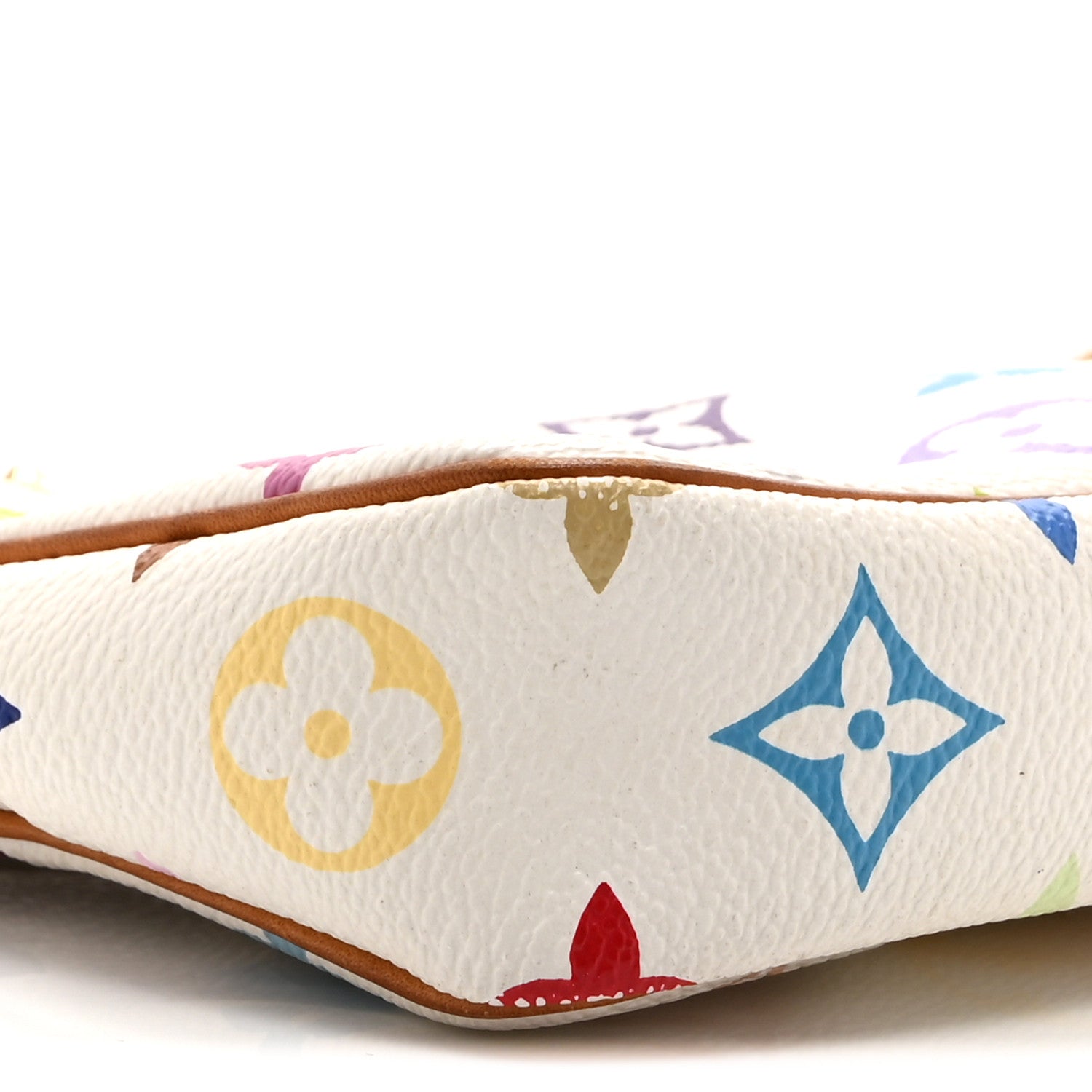 Monogram Multicolor Pochette Accessories White