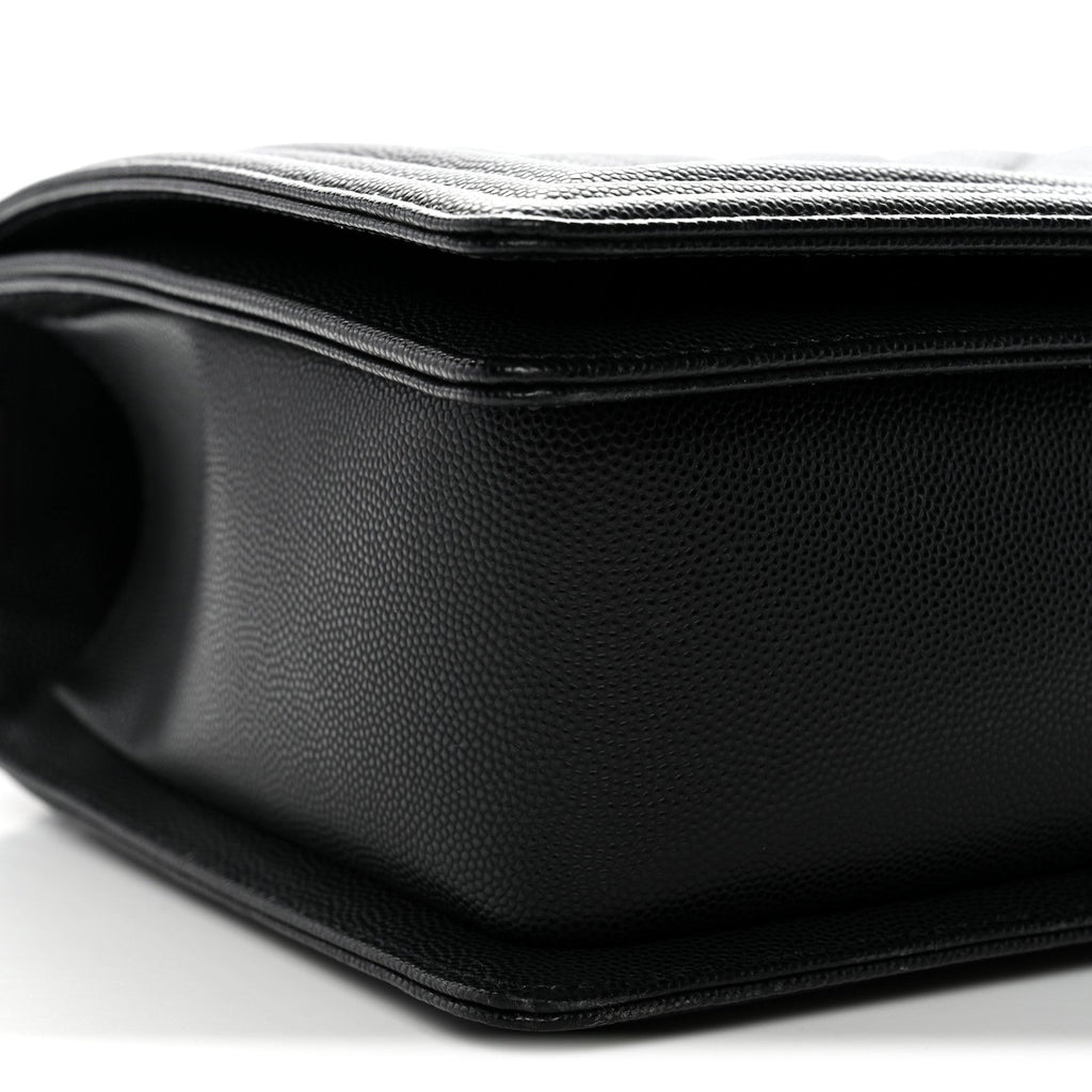 Caviar Quilted New Medium Boy Flap Black