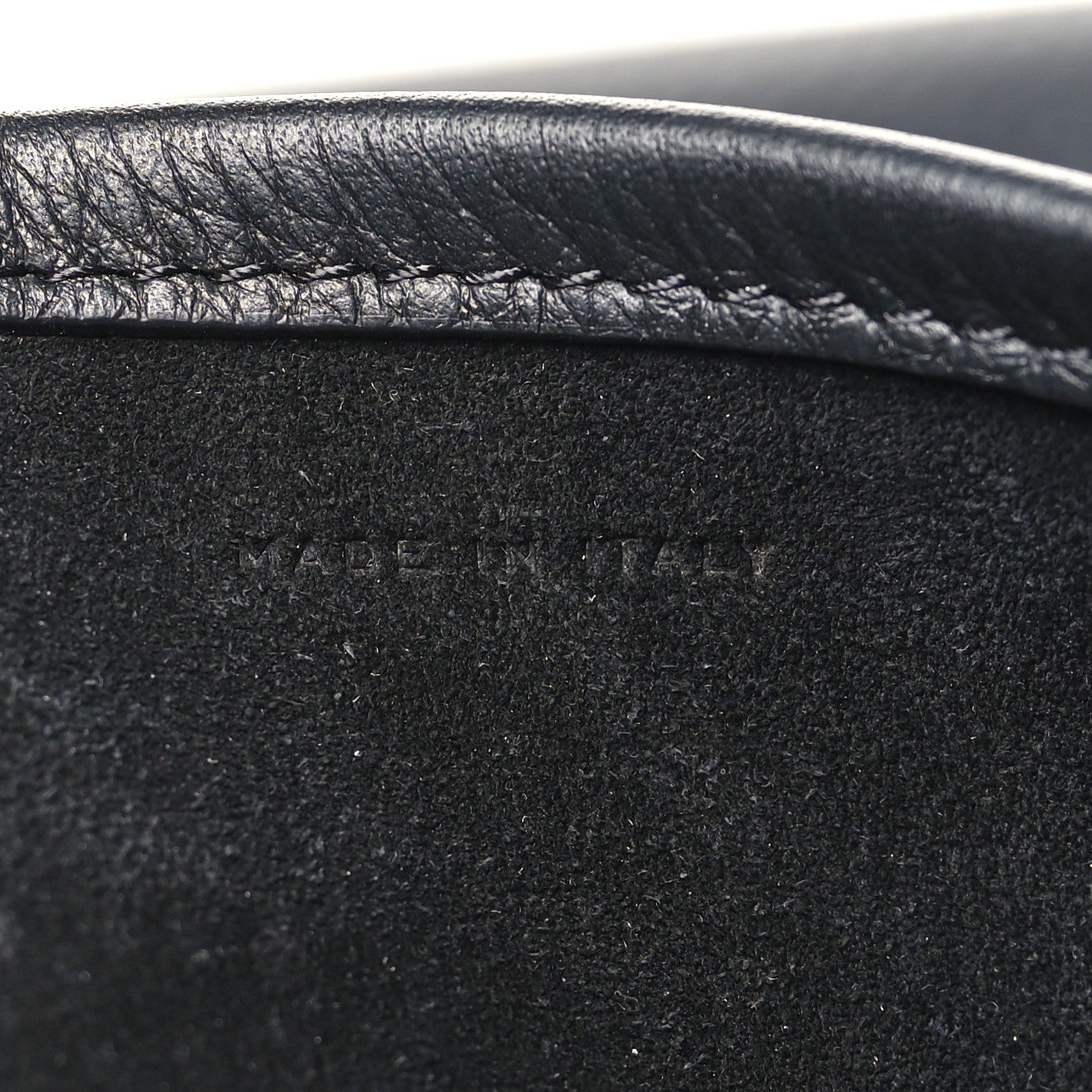 Grained Calfskin Park Tote Three Black