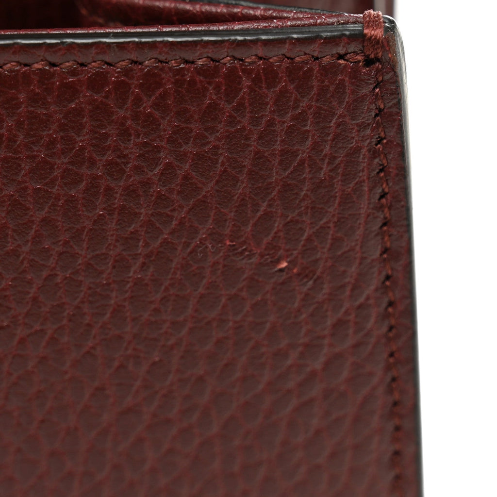 Dollar Calfskin Crystal Web Mini Dionysus Bamboo Top Handle Bag Vintage Bordeaux Black Diamond