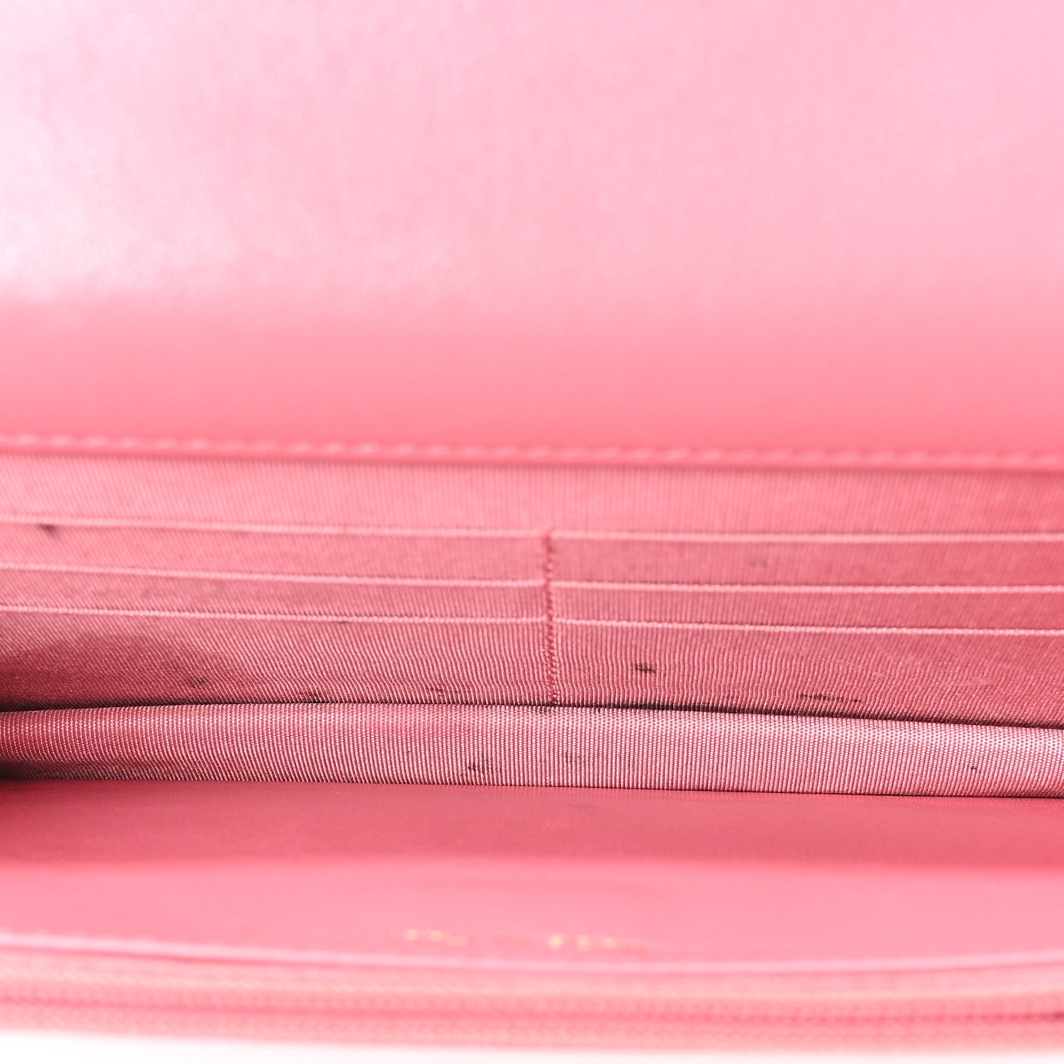 Lambskin Quilted Chanel 19 Wallet On Chain WOC Pink
