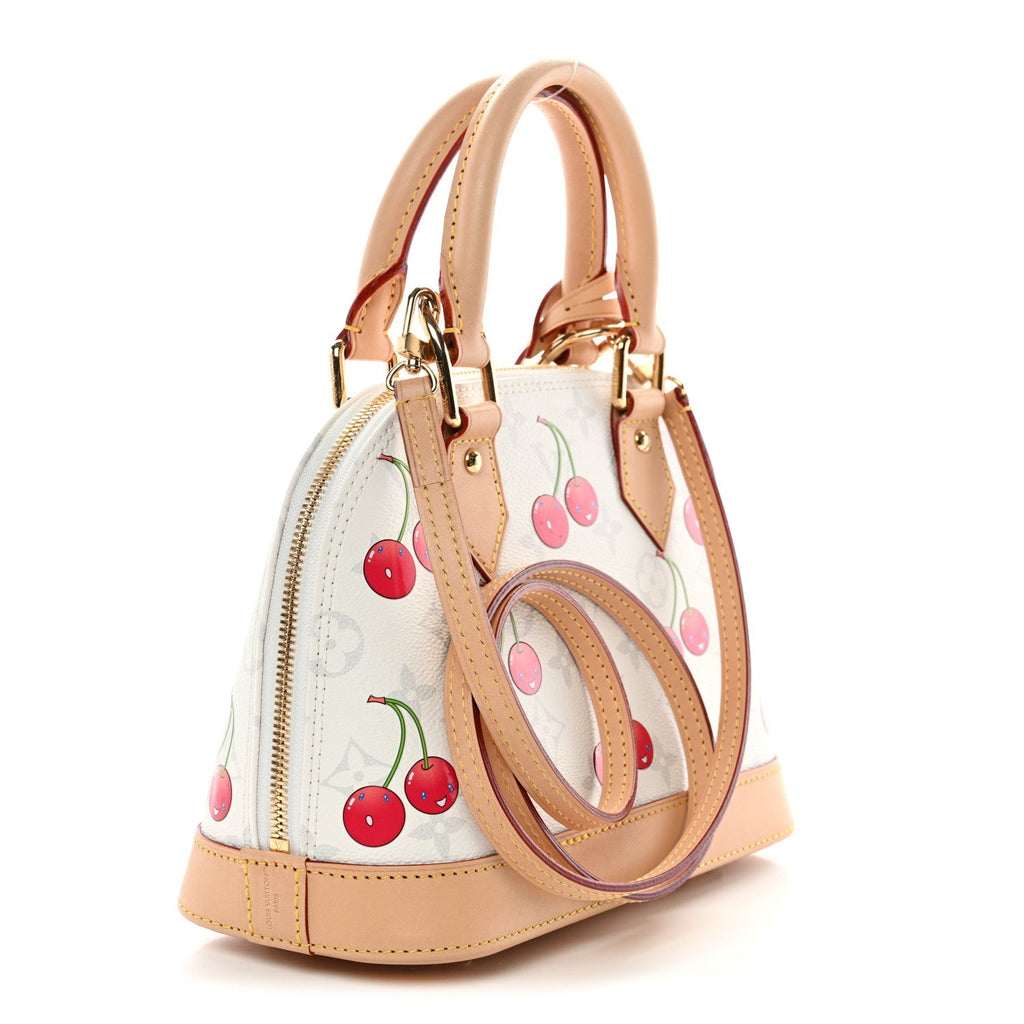 LV X TM Monogram Cerises Alma BB White