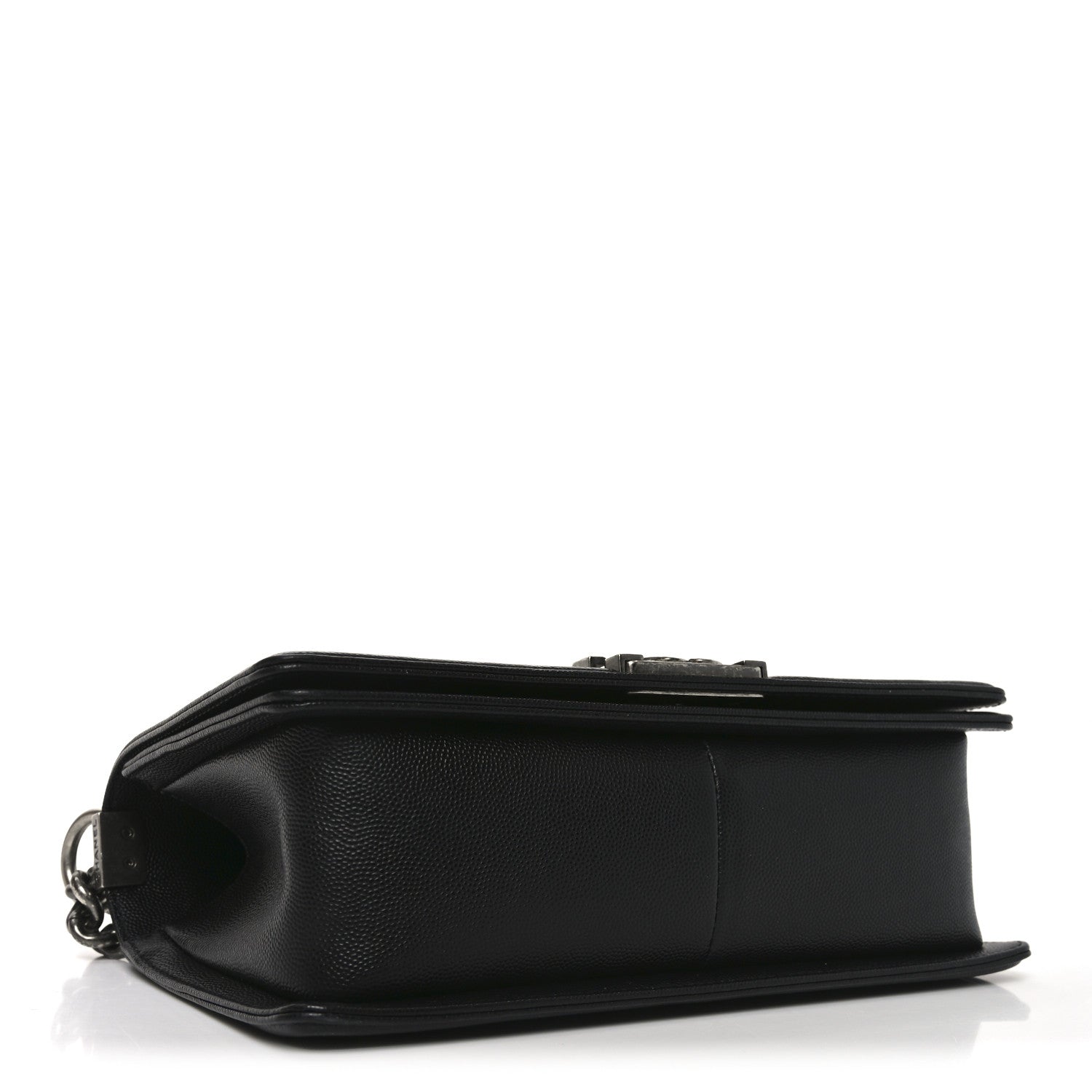Caviar Quilted Medium Boy Flap Black