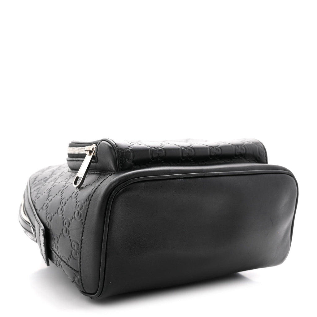 Guccissima Signature Small Day Backpack Black