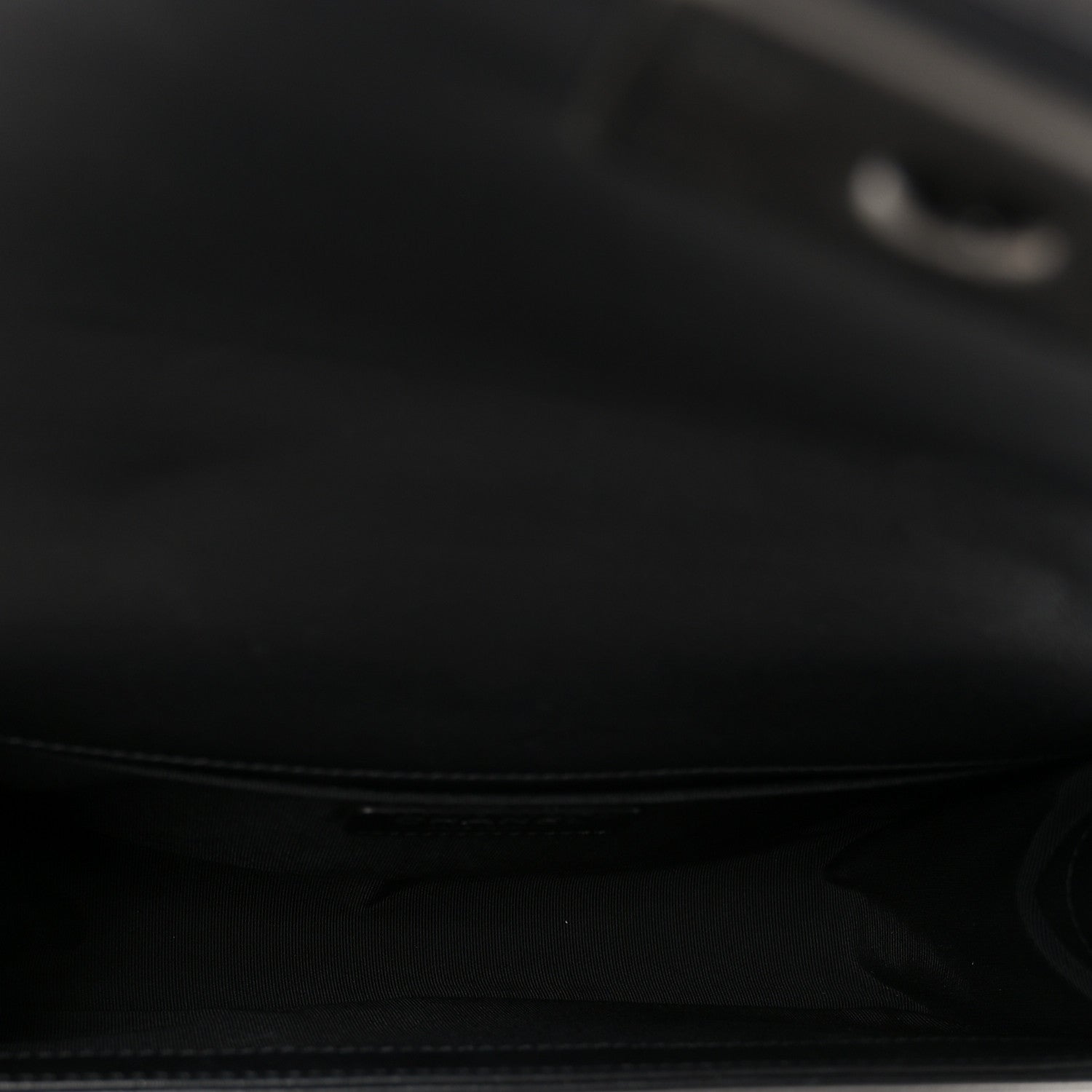 Lambskin Quilted Medium Boy Flap Black