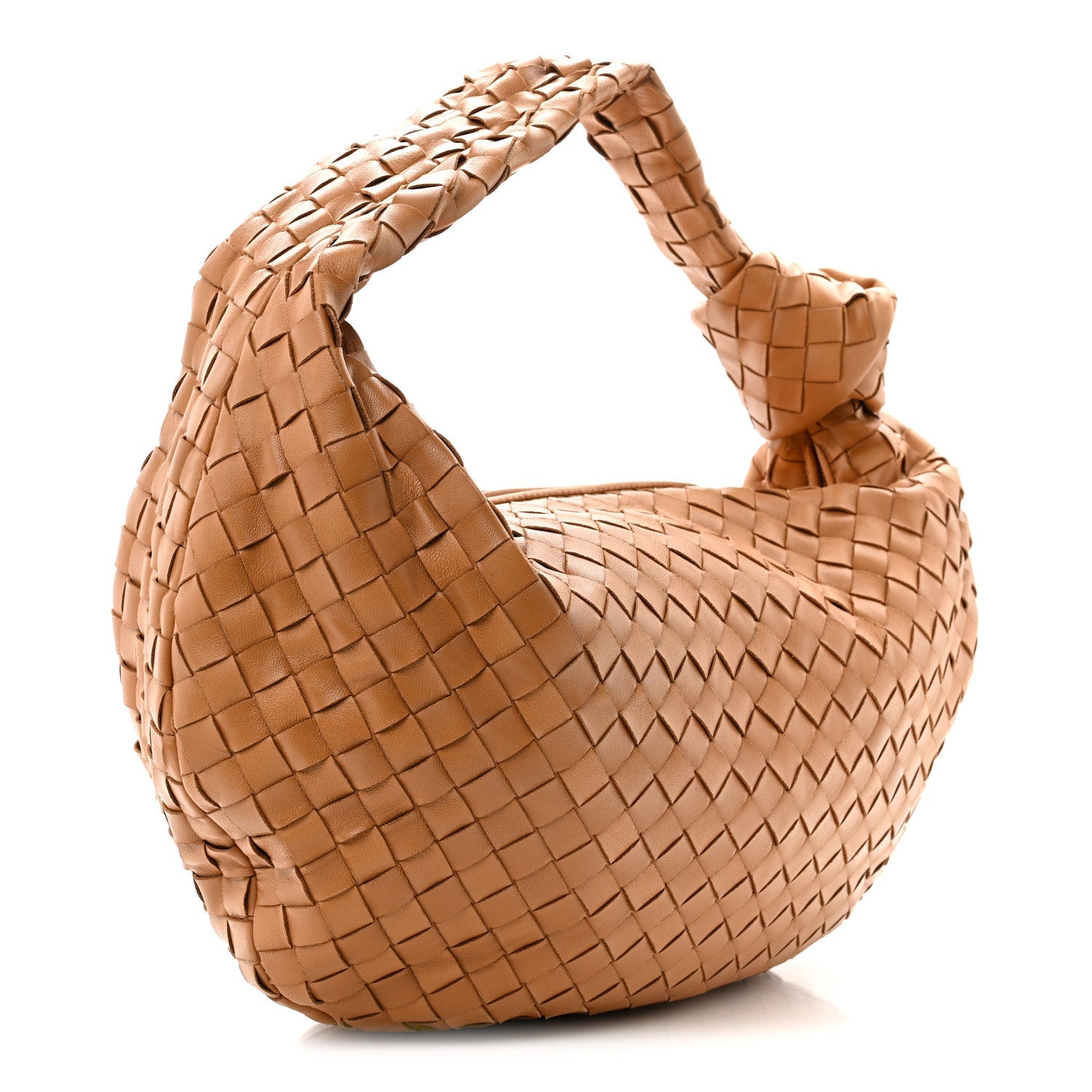 Nappa Intrecciato Small Jodie Caramel