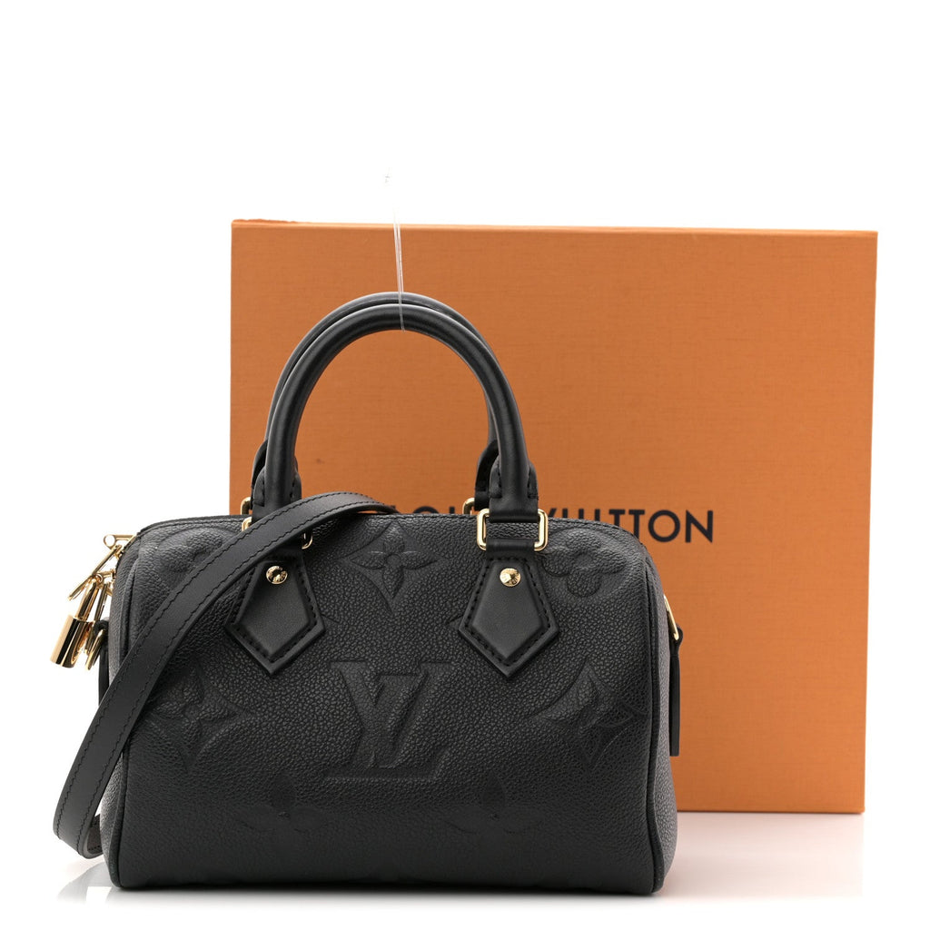Empreinte Monogram Giant Speedy Bandouliere 20 Black