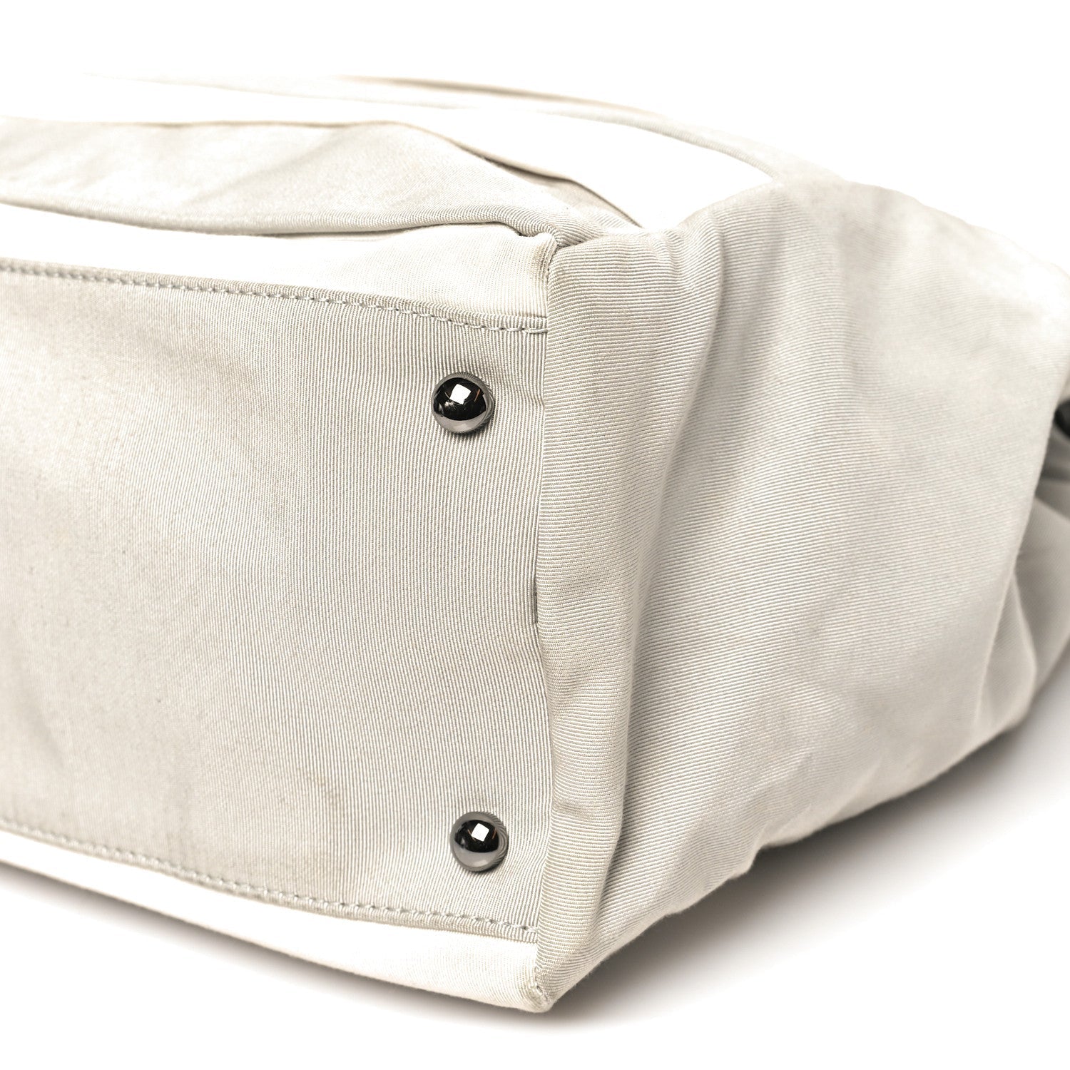 Nylon Quilted 2.55 Reissue Tote White Grey