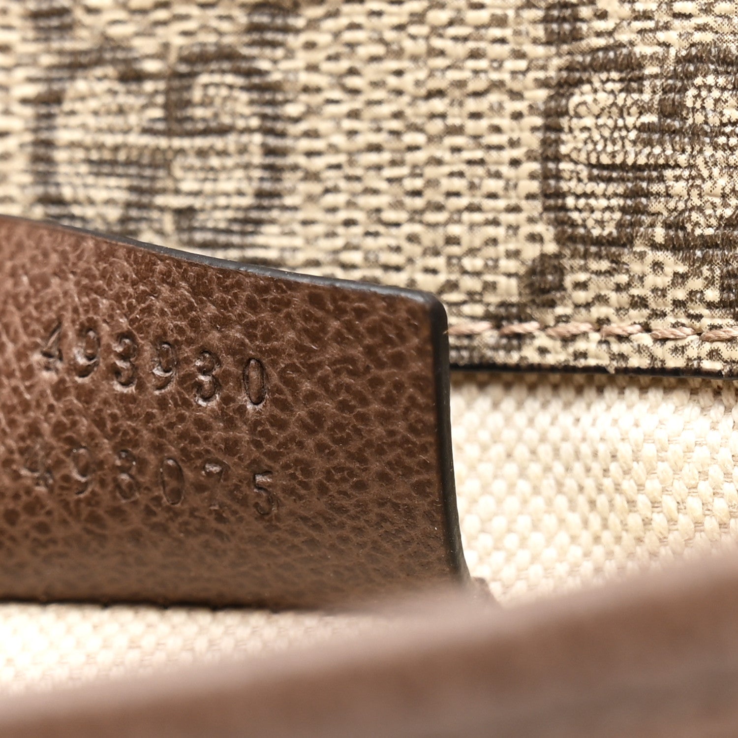 GG Supreme Monogram Neo Vintage Web Belt Bag Brown
