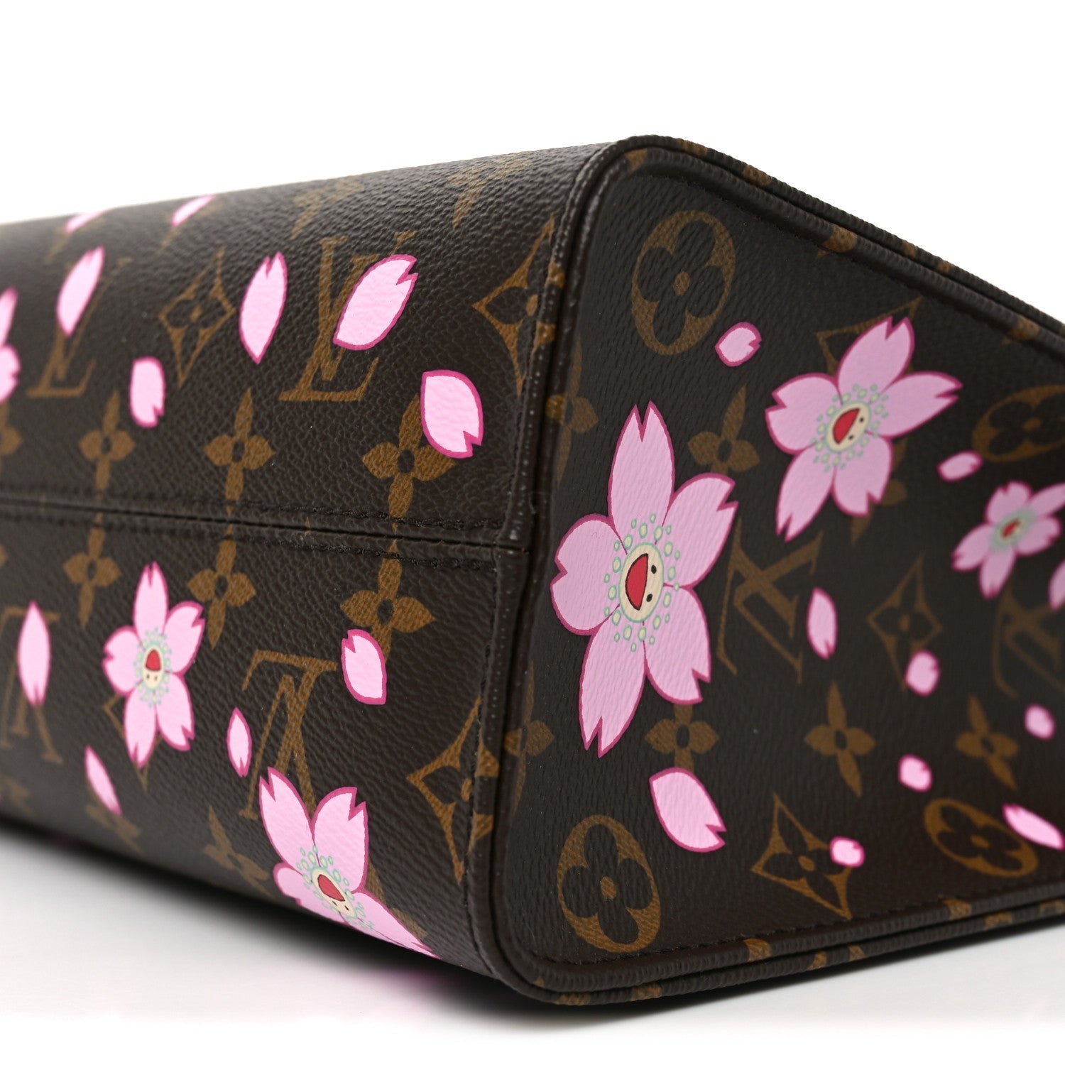 LV X TM Monogram Cherry Blossom Onthego PM Sakura Brown
