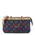 LV X TM Monogram Denim Cerises Pochette Accessories Blue