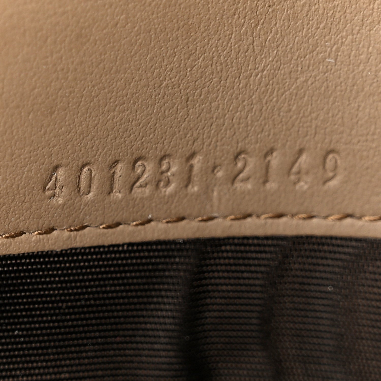 GG Supreme Monogram Mini Dionysus Chain Wallet Beige Taupe