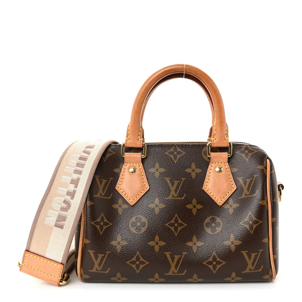 Monogram Speedy Bandouliere 20 Beige