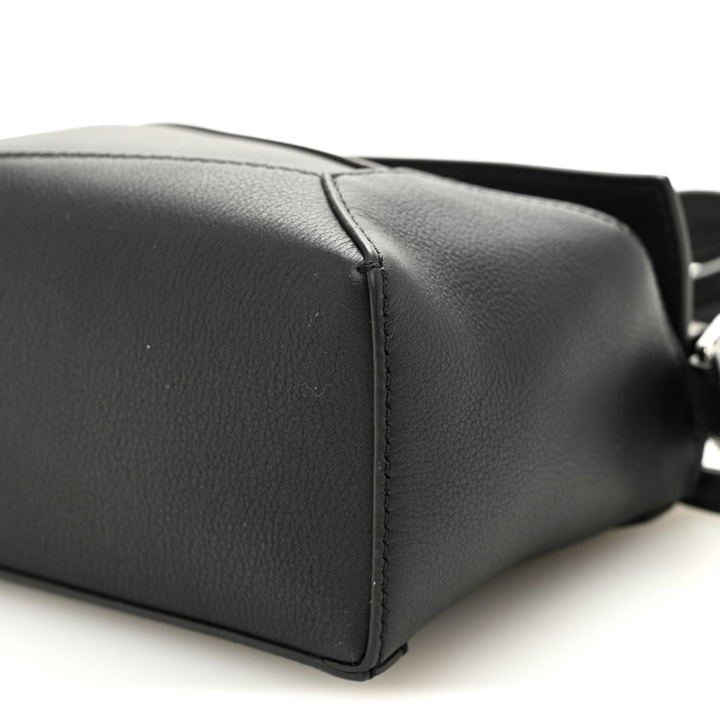 Calfskin Mini Puzzle Bag Black