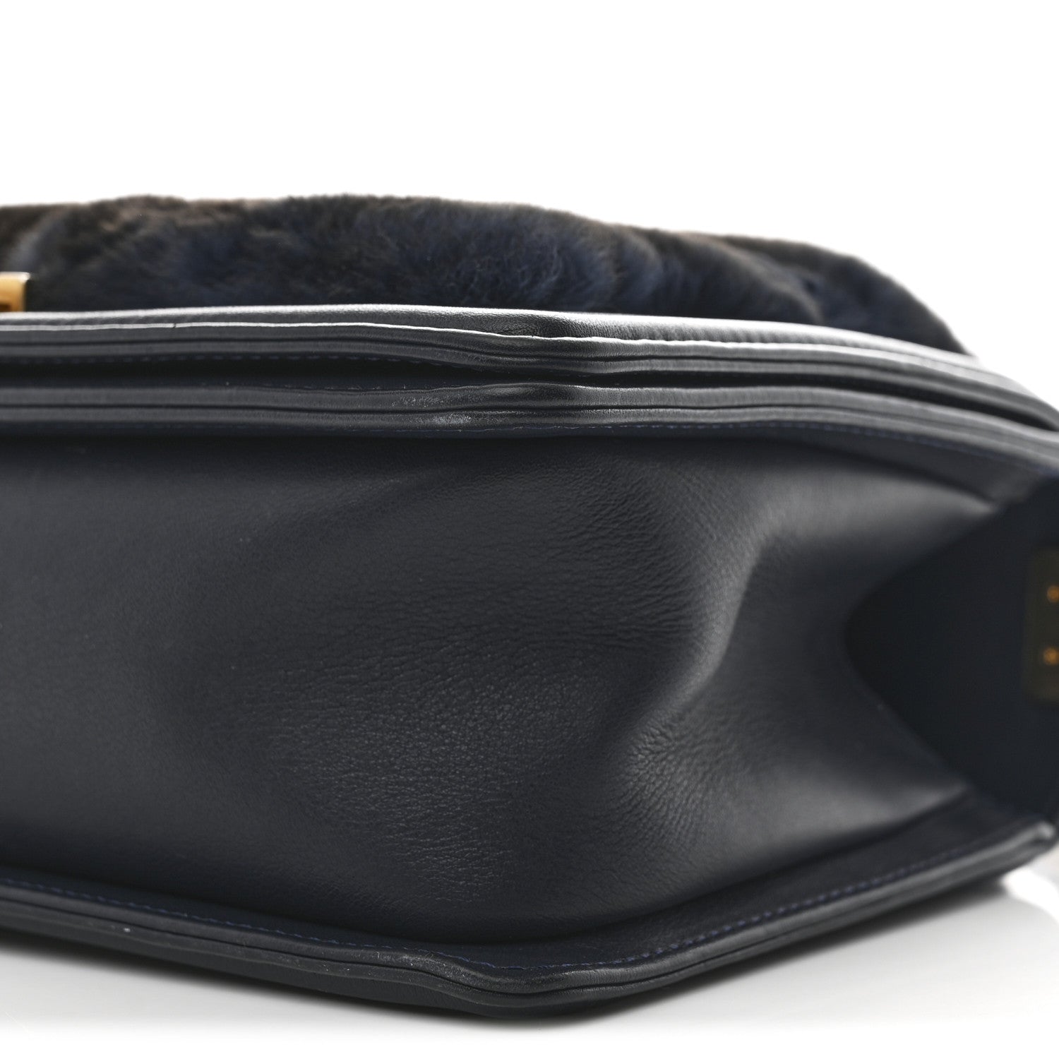 Orylag Medium Boy Top Handle Flap Navy