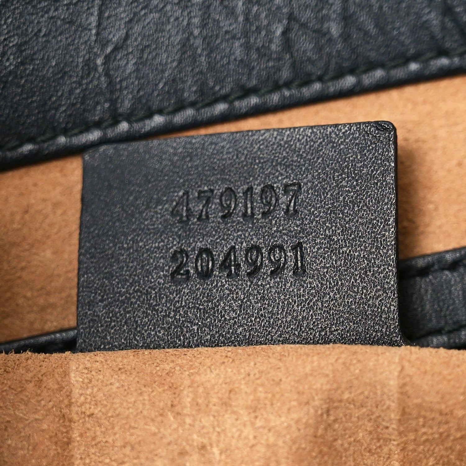 GG Supreme Monogram Medium Padlock Tote Black